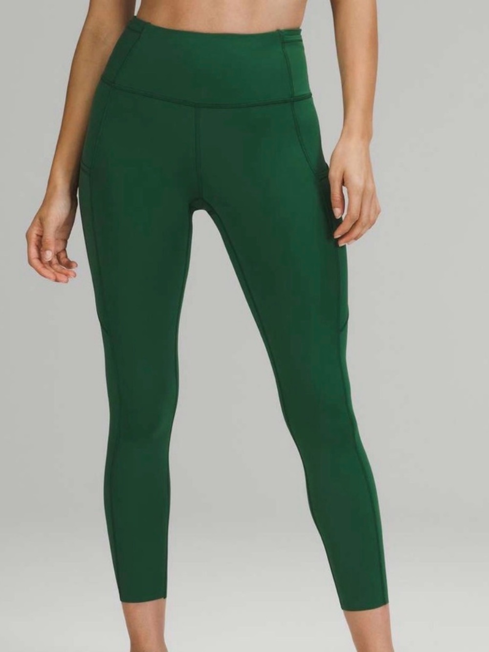 Lululemon Fast and Free High Rise Tight 25" Leggings Everglade Green Size 12